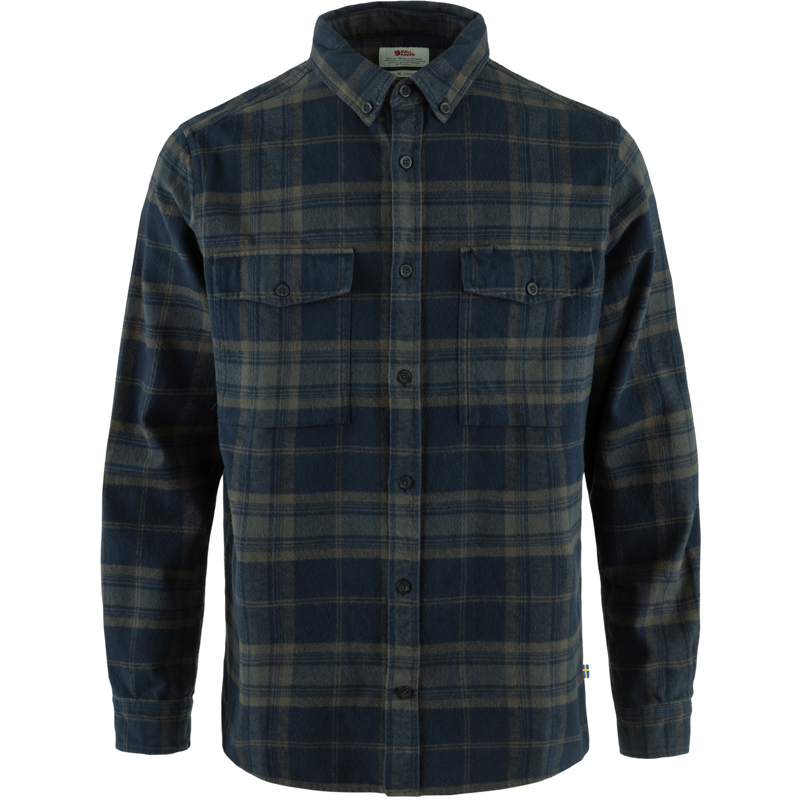 Fjallraven Mens Ovik Twill Shirt - Dark Navy Basalt