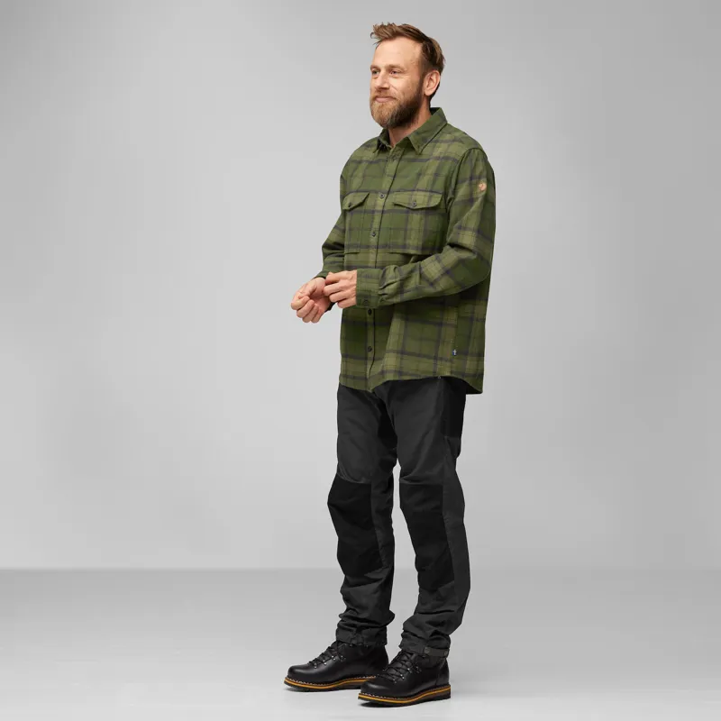 Fjallraven Mens Ovik Twill Shirt - Dark Navy Basalt-3
