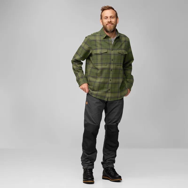Fjallraven Mens Ovik Twill Shirt - Dark Navy Basalt-2