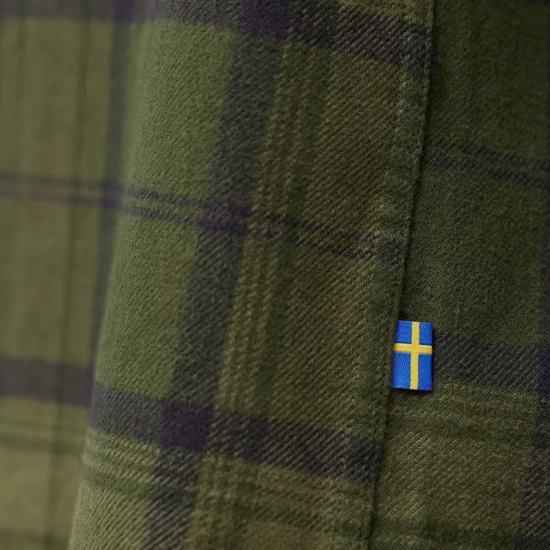 Fjallraven Mens Ovik Twill Shirt - Dark Navy Basalt-7