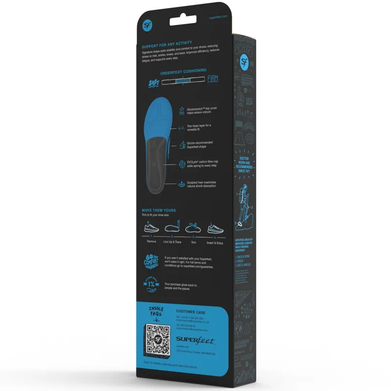 Superfeet Active Support Medium Arch V2 Insoles-12
