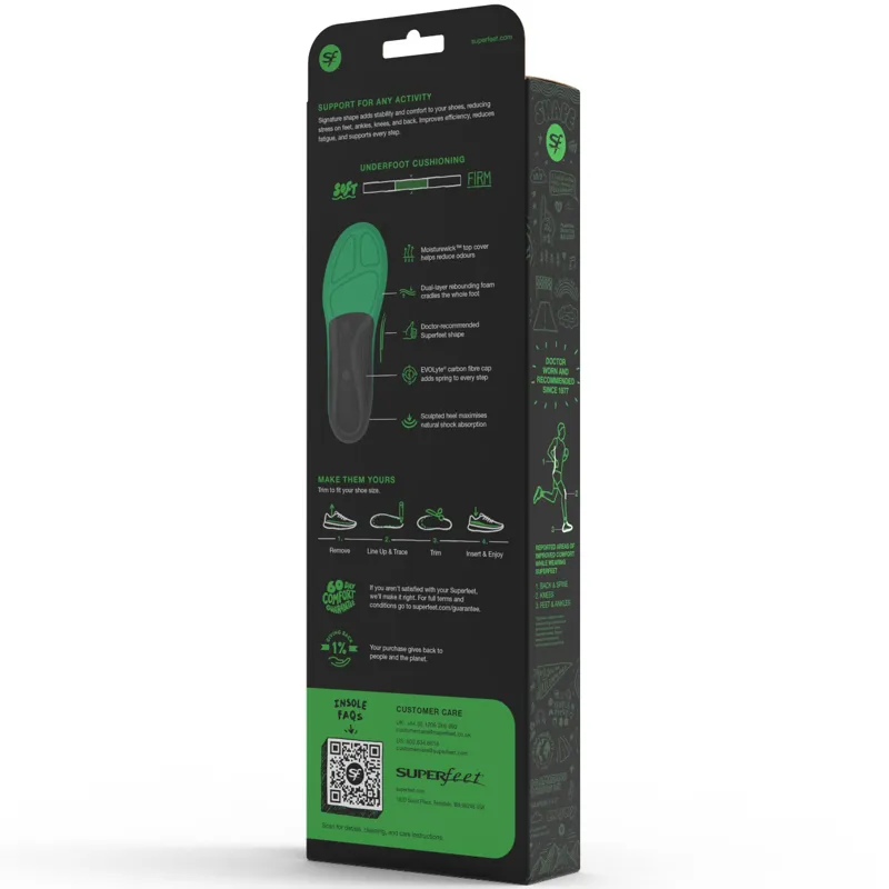 Superfeet Active Support High Arch V2 Insoles-12