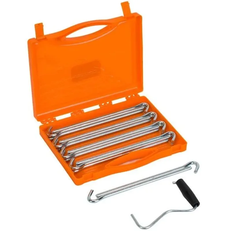 Vango Anchor Steel Peg Set and Extractor - 23cm x 20