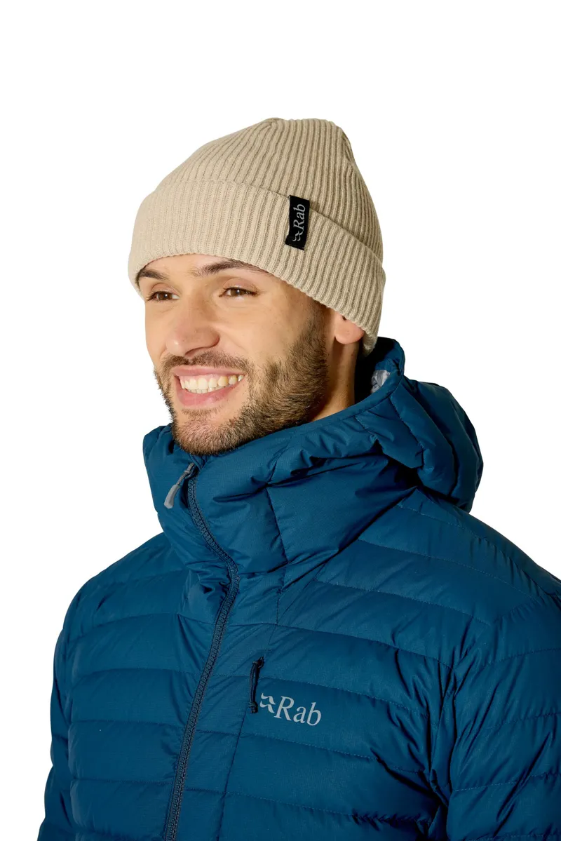 Rab Perimeter Rolled Beanie - Tempest Blue-2