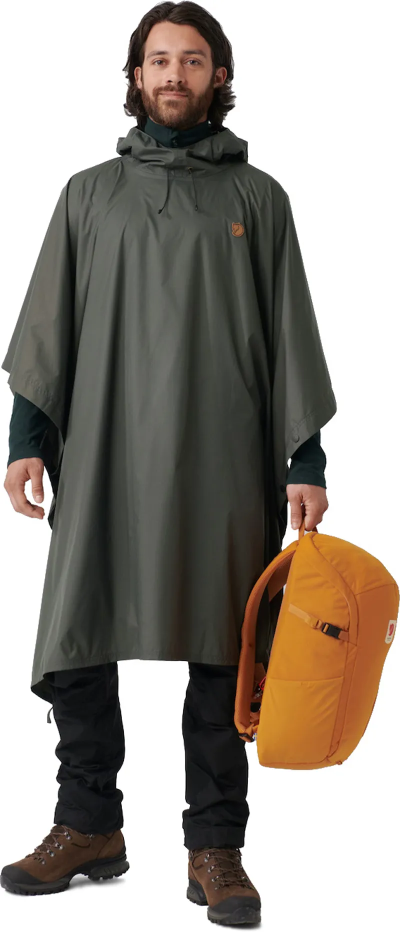 Fjallraven Poncho - Graphite-2