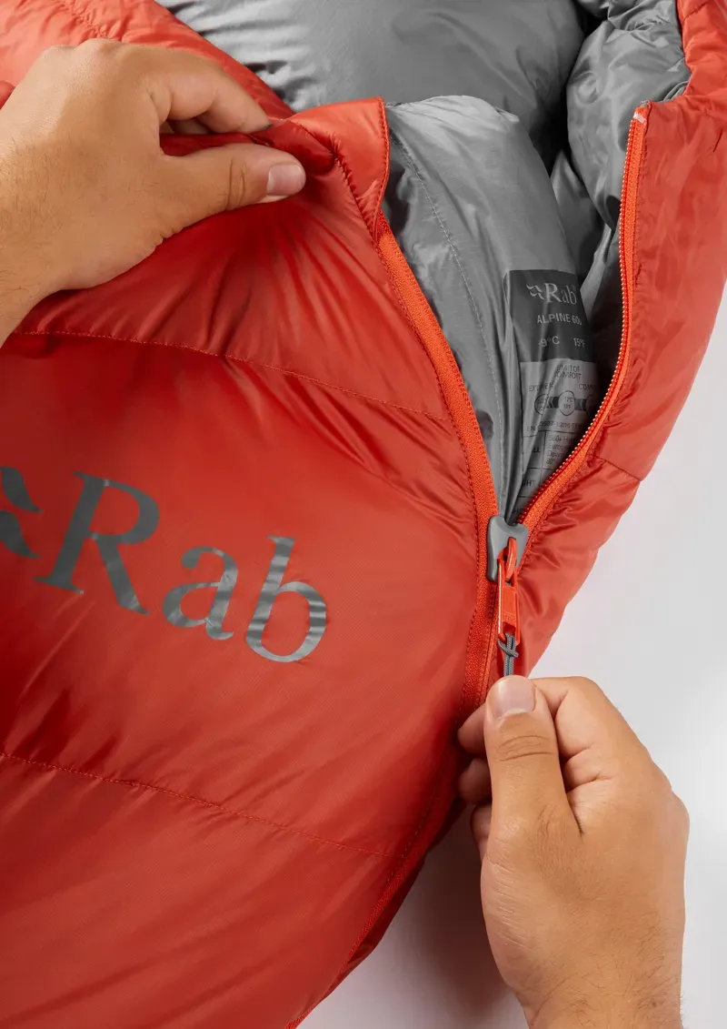 Rab Alpine 600 Sleeping Bag - Left-Zip - Regular-8