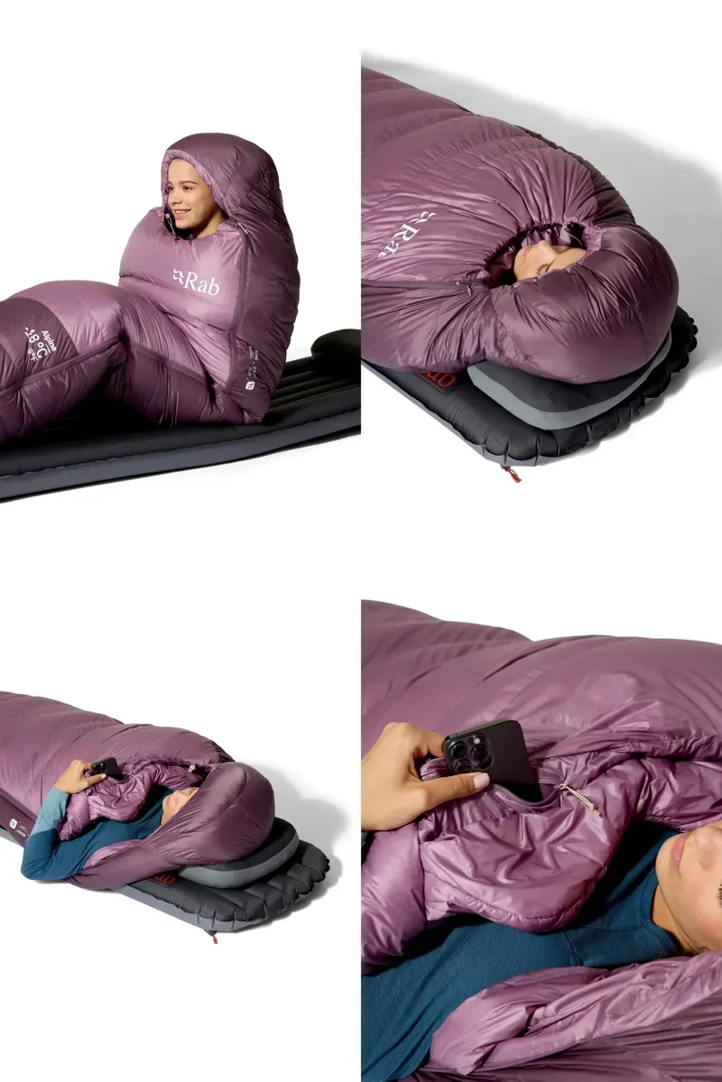 Rab Womens Alpine -18C Sleeping Bag - Regular-9