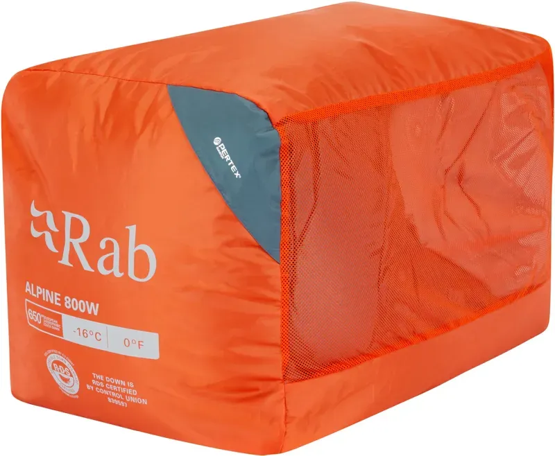 Rab Womens Alpine 800 Sleeping Bag - Regular-8