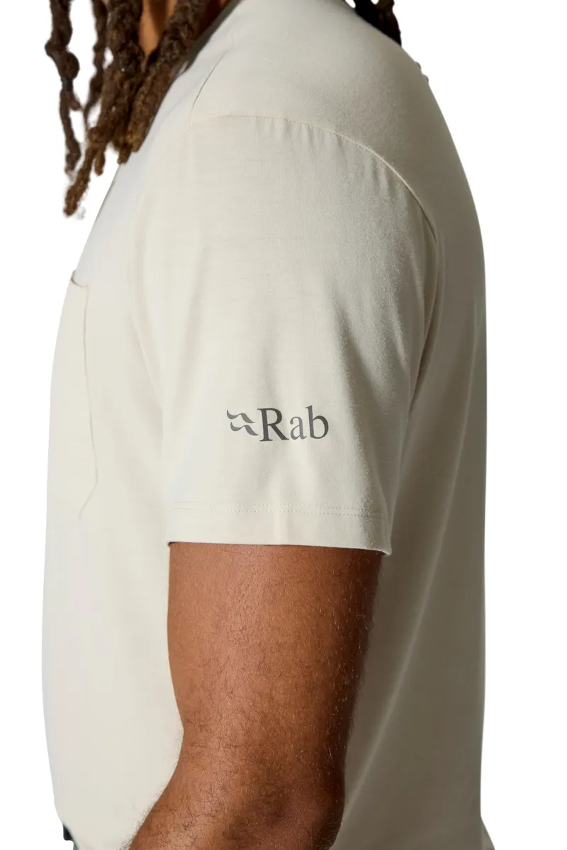 Rab Mens Rivelin Pocket Tee - Light Khaki-4