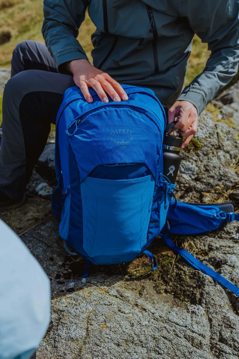 Osprey Mens Talon 22 Rucksack - Scoria Blue-Night Shift-6