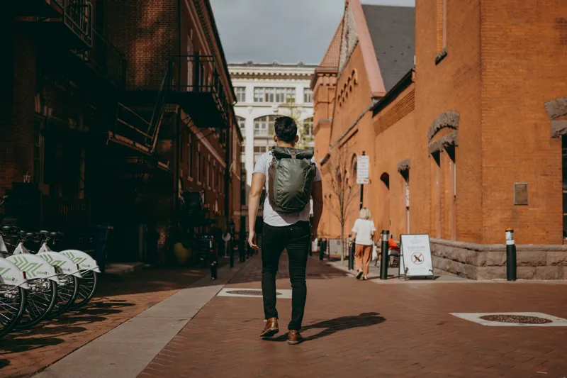 Osprey Transporter Roll Top Rucksack - Raven Black-5