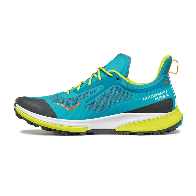 Scarpa Mens Golden Gate Kima RT Trail Running Shoes - Blue-Lime-2