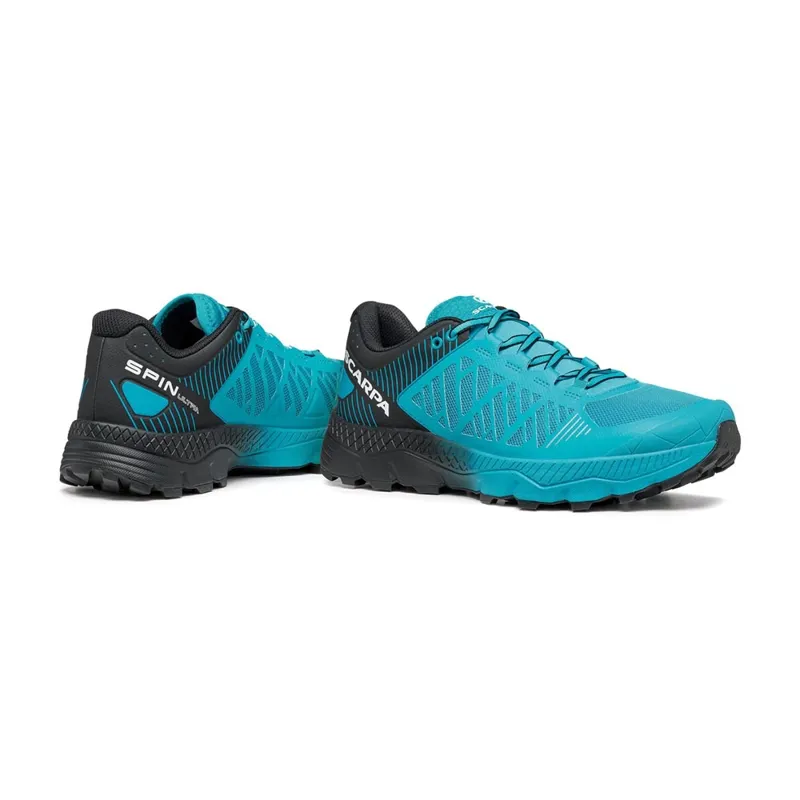 Scarpa Mens Spin Ultra Running Shoes - Azure-Black-1