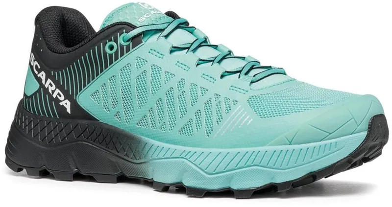 Scarpa Womens Spin Ultra Running Shoes - Aruba Blue-Black