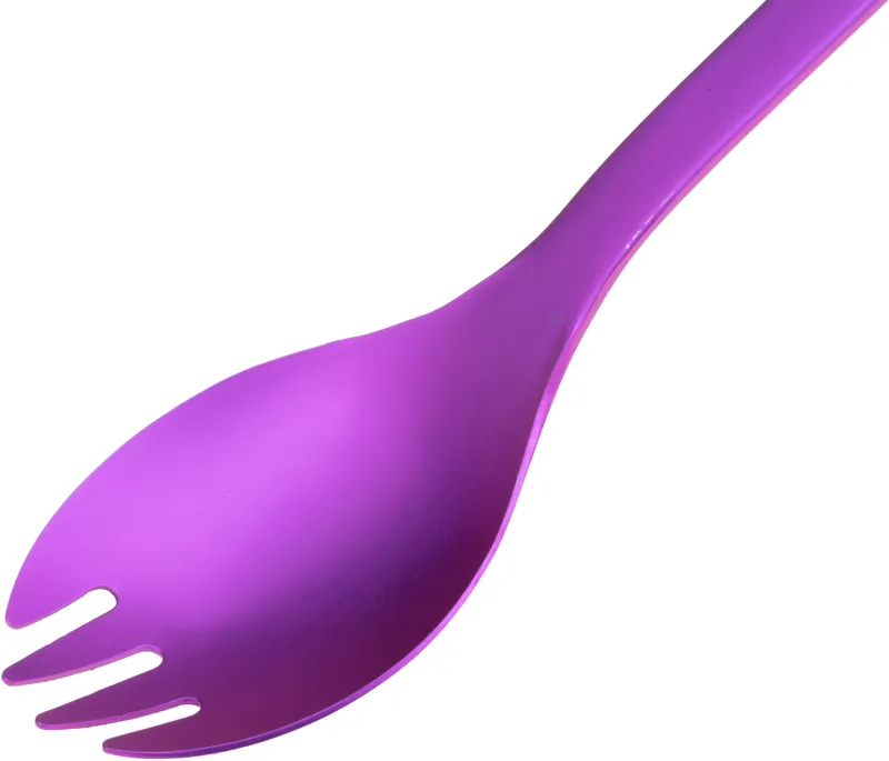 Snow Peak Titanium Spork - Purple-2