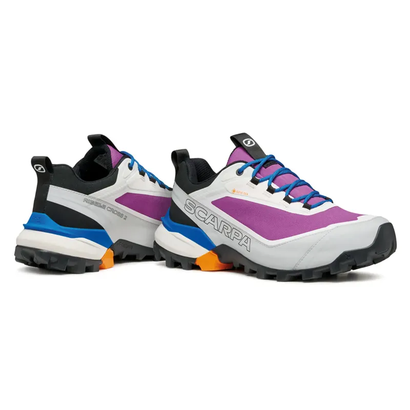 Scarpa Womens Ribelle Cross 2 GTX Shoes - White-Orchid-3