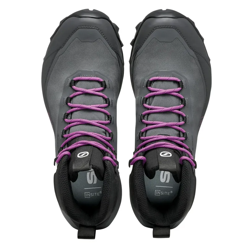 Scarpa Womens Ribelle Cross 2 Mid GTX Boots - Dark Grey-Purple-5