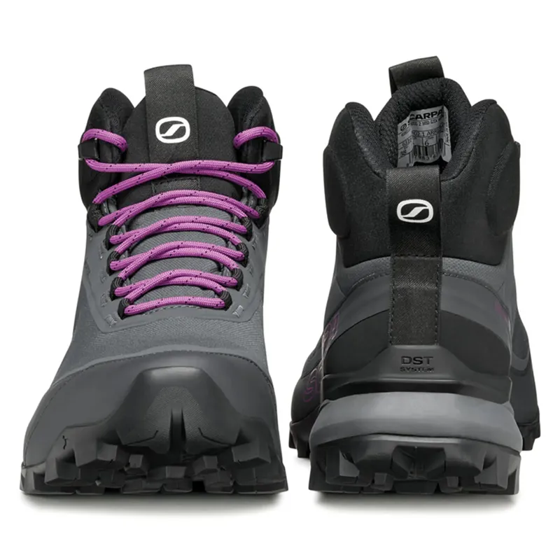 Scarpa Womens Ribelle Cross 2 Mid GTX Boots - Dark Grey-Purple-4