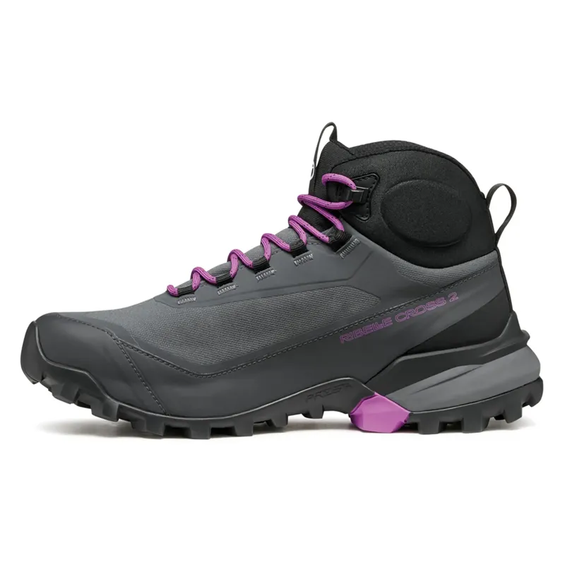 Scarpa Womens Ribelle Cross 2 Mid GTX Boots - Dark Grey-Purple-2