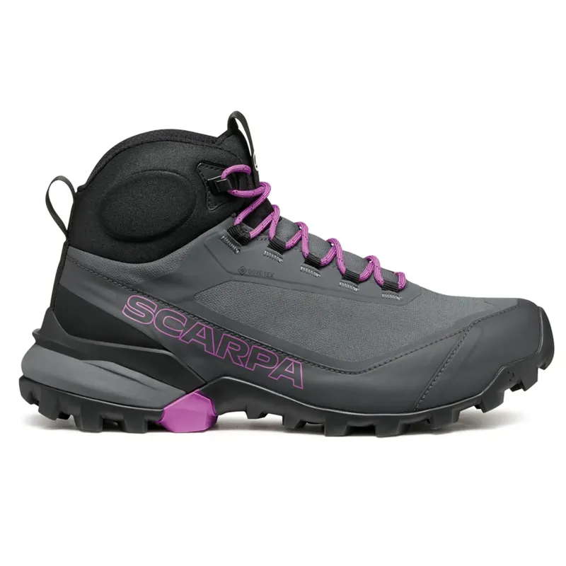 Scarpa Womens Ribelle Cross 2 Mid GTX Boots - Dark Grey-Purple-1
