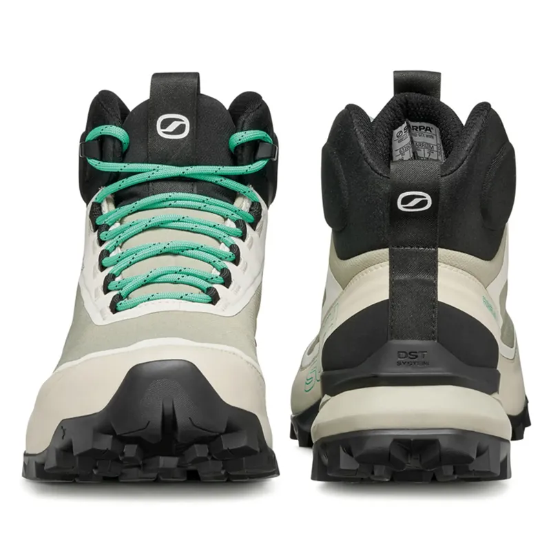 Scarpa Womens Ribelle Cross 2 Mid GTX Boots - Fog-Aqua Green-4