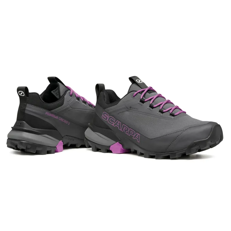 Scarpa Womens Ribelle Cross 2 GTX Shoes - Dark Grey-Purple -3