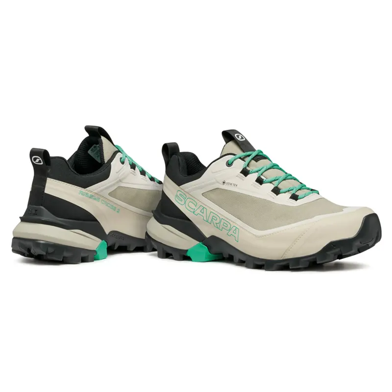 Scarpa Womens Ribelle Cross 2 GTX Shoes - Fog-Aqua Green-3
