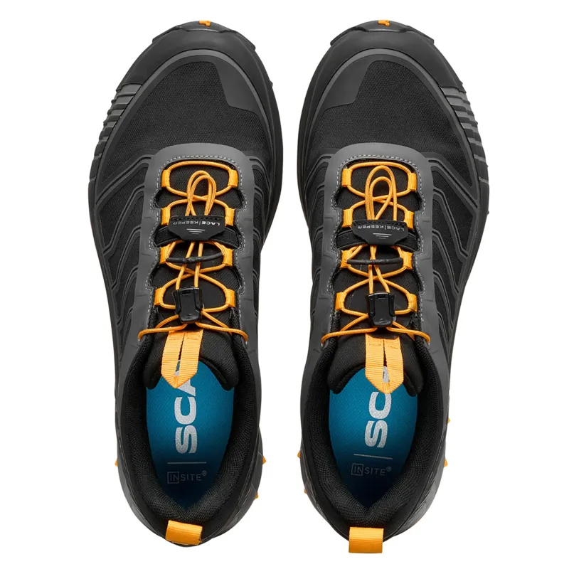 Scarpa Mens Ribelle Run 2 GTX Shoes - Dark Grey-Saffron-5