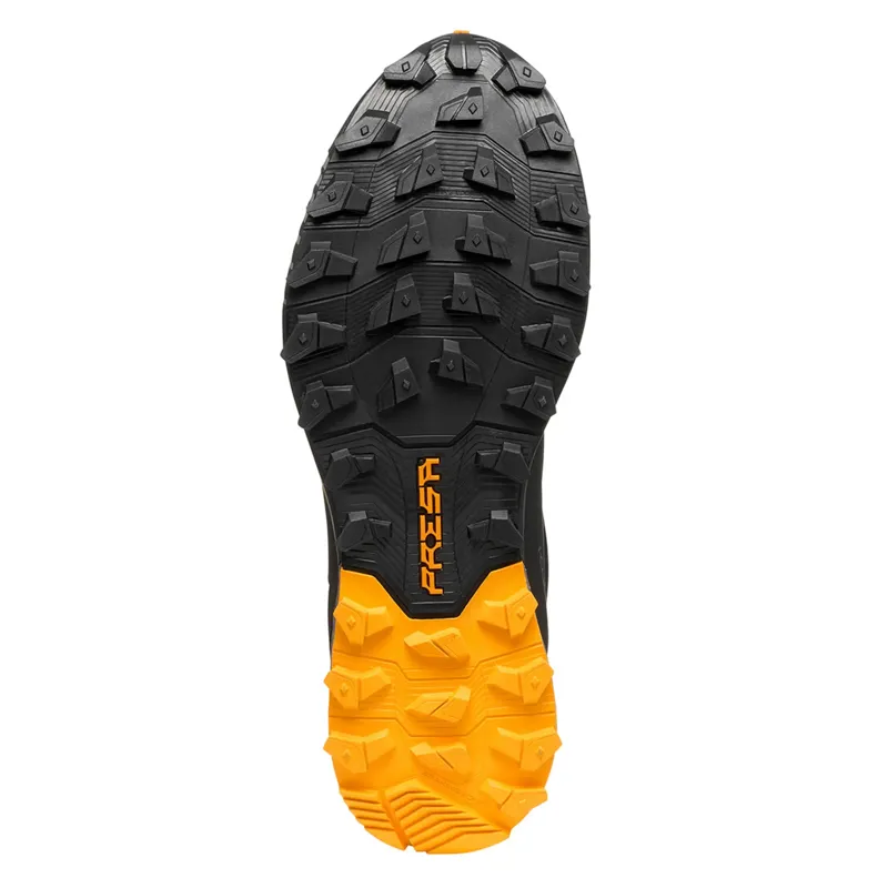 Scarpa Mens Ribelle Run 2 GTX Shoes - Dark Grey-Saffron-6