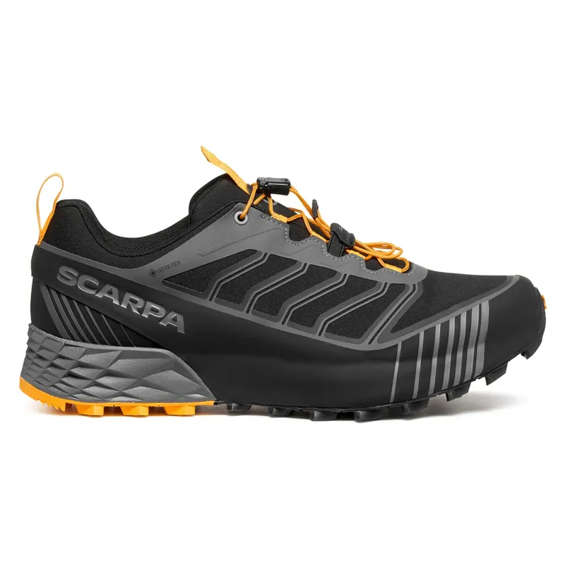 Scarpa Mens Ribelle Run 2 GTX Shoes - Dark Grey-Saffron-1