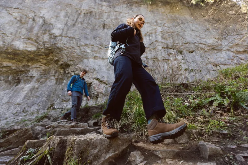 Scarpa Womens Cyrus 2 Mid GTX Boots - Brown-Natural-11