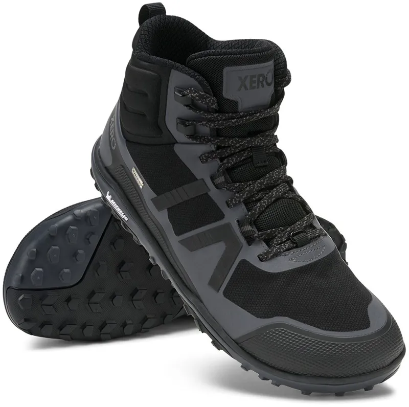 Xero Shoes Mens Scrambler Mid II WP Boot - Black-Asphalt-8