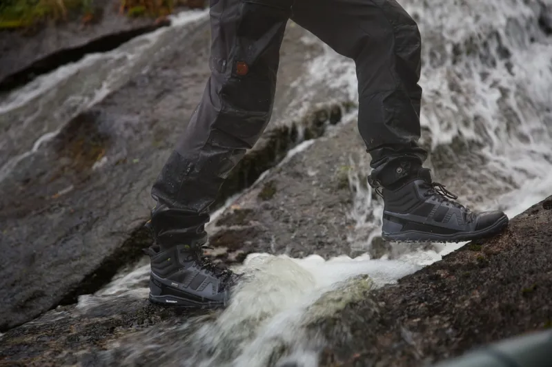 Xero Shoes Mens Scrambler Mid II WP Boot - Black-Asphalt-12