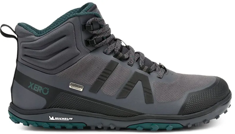 Xero Shoes Womens Scrambler Mid II WP Boot - Asphalt-Sea Moss-3