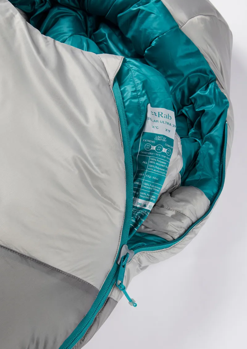 Rab Womens Solar Ultra 3 Sleeping Bag - Regular-7