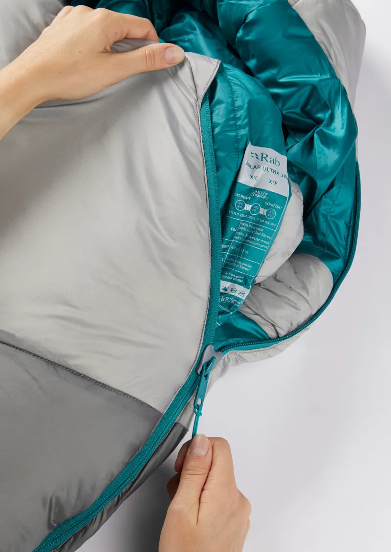 Rab Womens Solar Ultra 3 Sleeping Bag - Regular-8