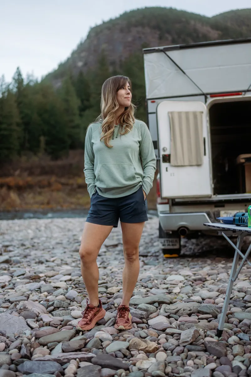 Kuhl Womens FreeFlex Shorts - 4in - Night Sky-4