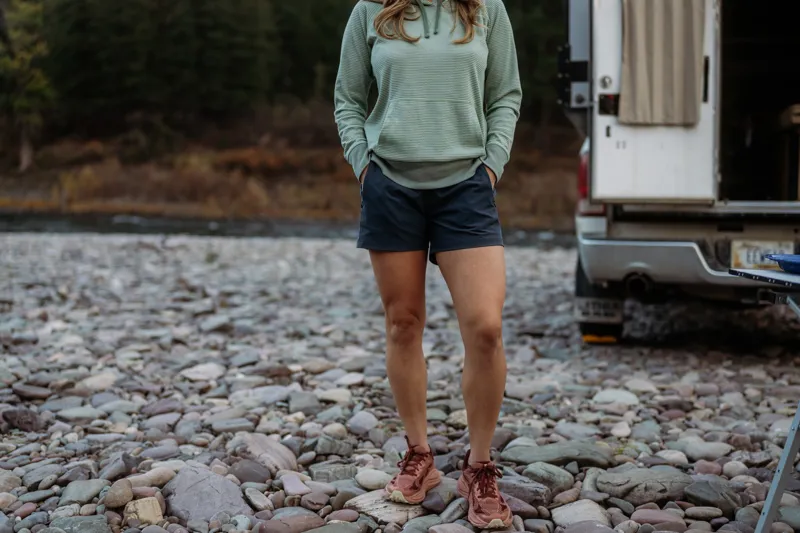 Kuhl Womens FreeFlex Shorts - 4in - Night Sky-5