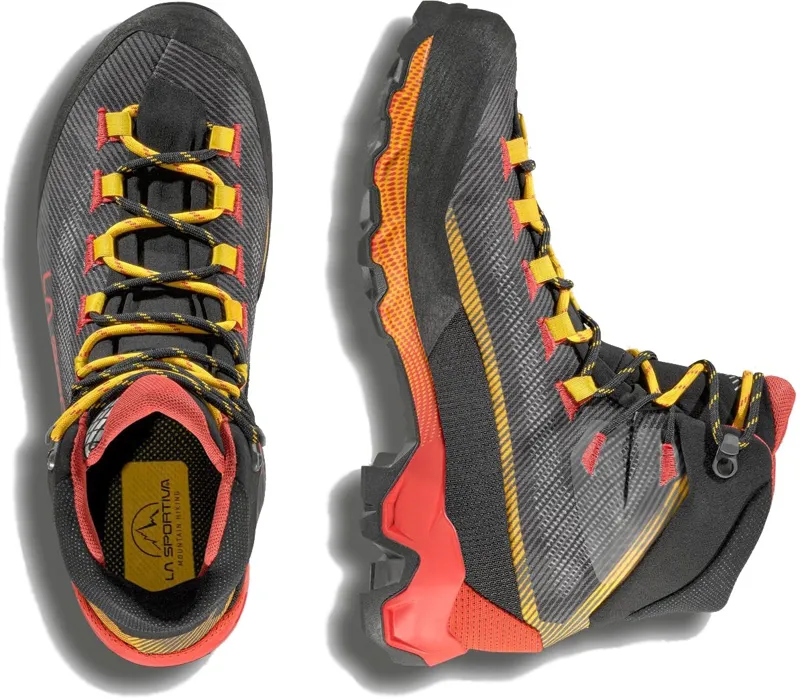 La Sportiva Mens Aequilibrium Hike GTX Boots - Carbon-Yellow-5