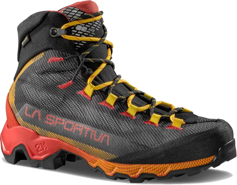 La Sportiva Mens Aequilibrium Hike GTX Boots - Carbon-Yellow-1