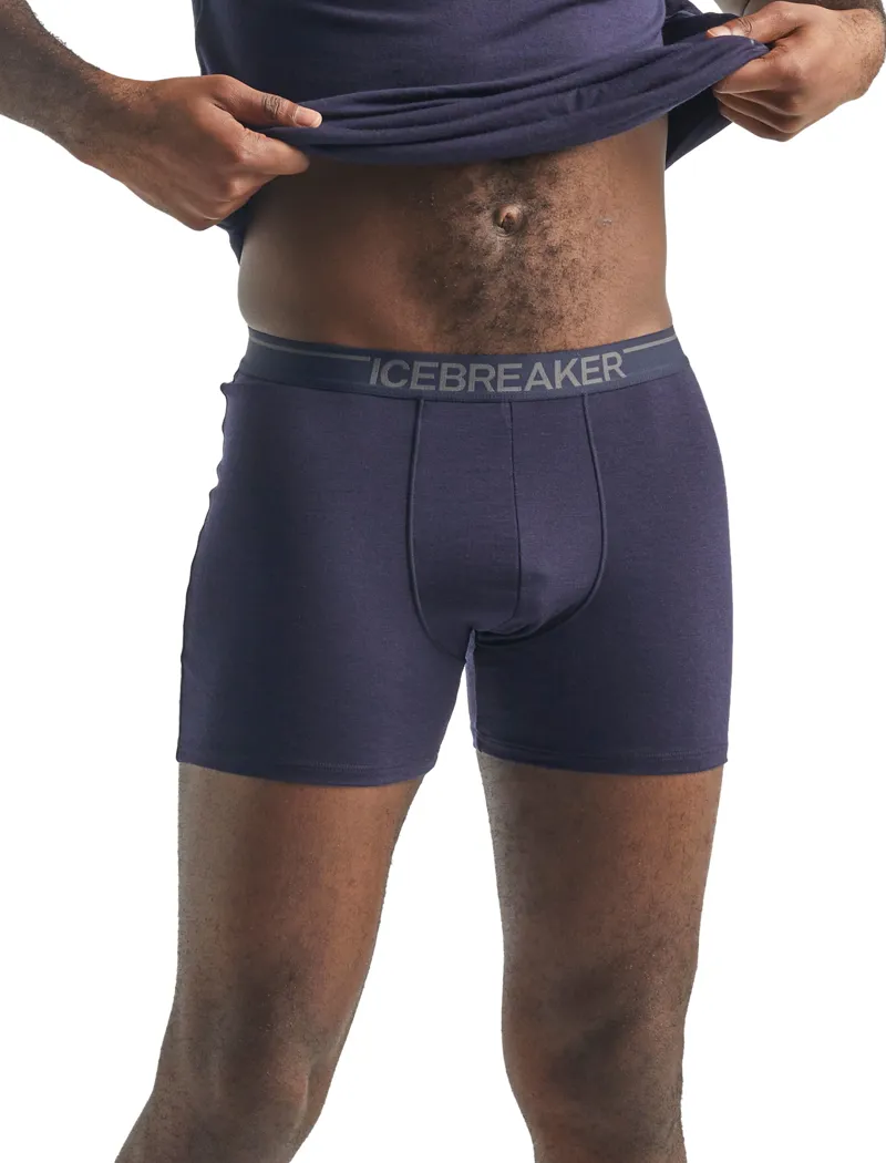 Icebreaker Mens Anatomica Boxers - Midnight Navy-1