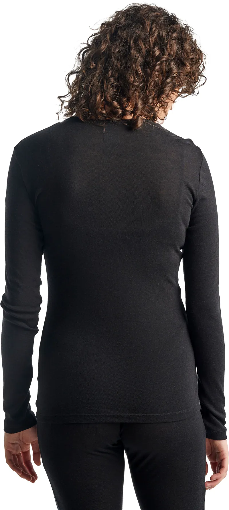 Icebreaker Womens 175 Everyday Long Sleeved Crewe Top - Black-3
