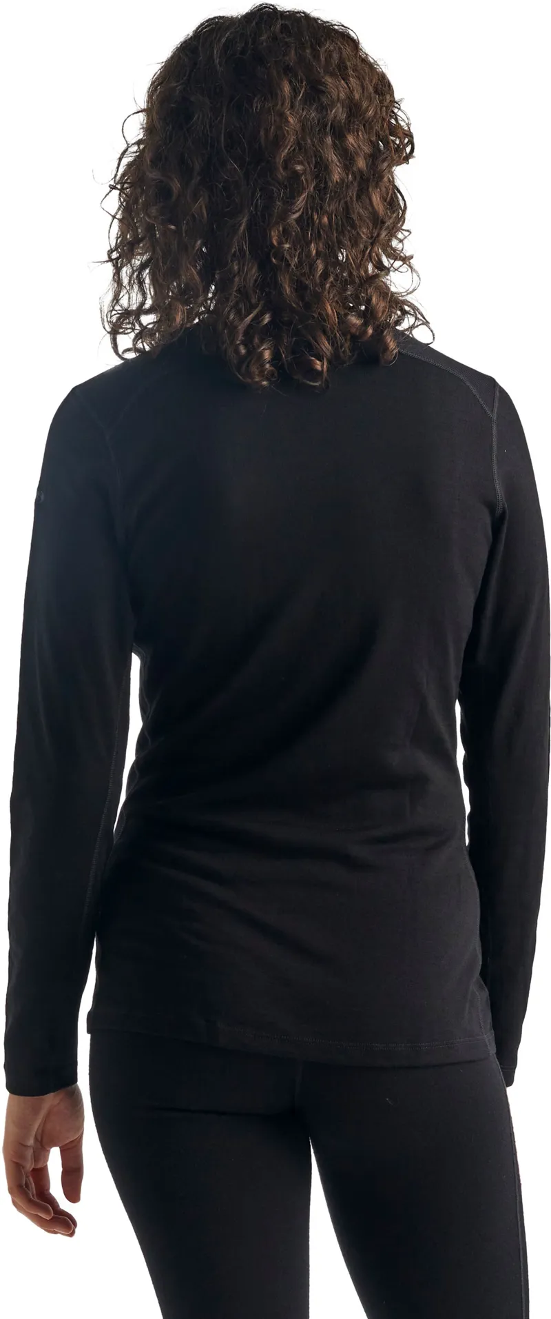 Icebreaker Womens 260 Tech Long Sleeved Crewe Top - Black-5