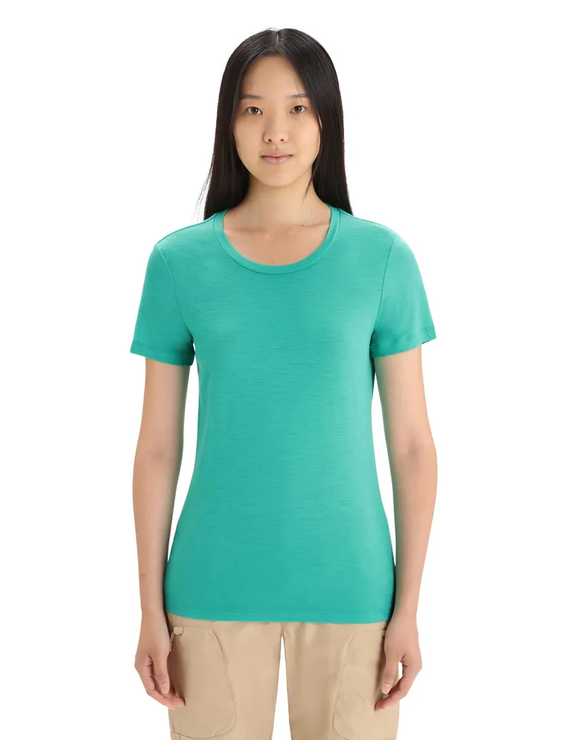 Icebreaker Womens Tech Lite II Short Sleeved Tee - Fresh-2