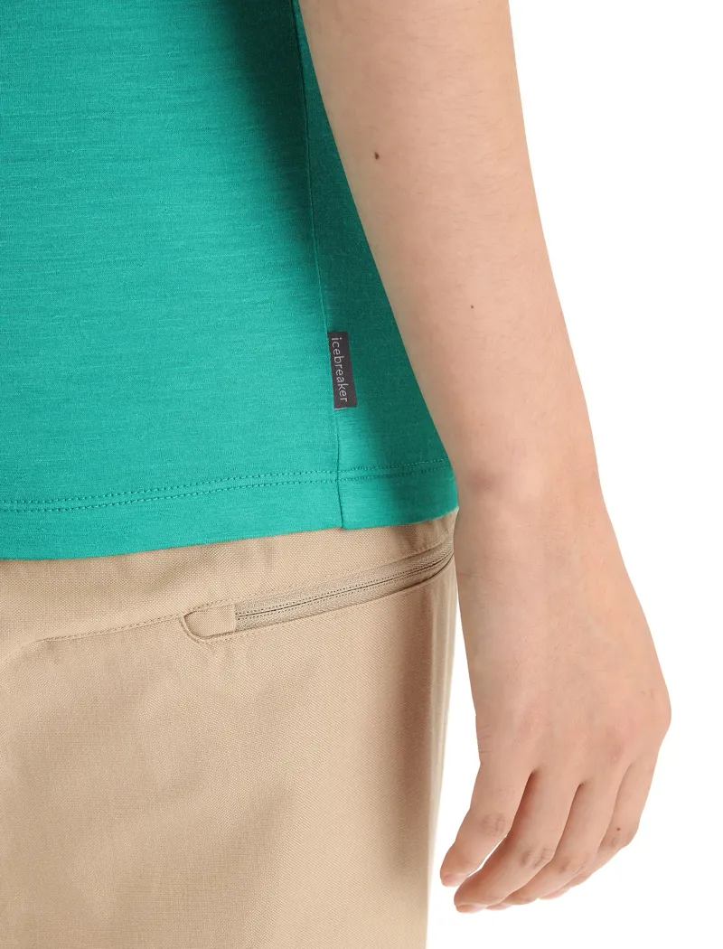 Icebreaker Womens Tech Lite II Short Sleeved Tee - Fresh-4