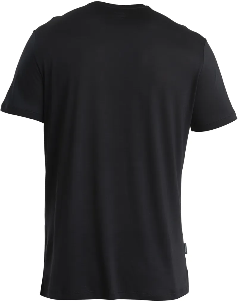 Icebreaker Mens Merino 125 Cool-Lite Sphere III Short Sleeved Tee - Black-1