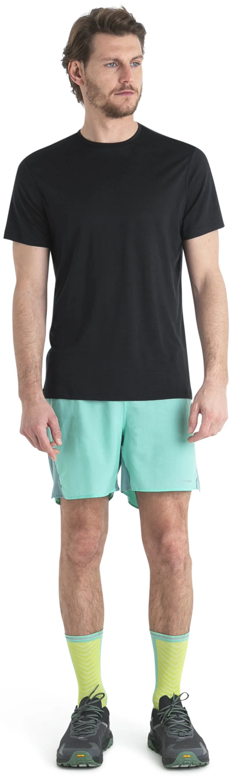 Icebreaker Mens Merino 125 Cool-Lite Sphere III Short Sleeved Tee - Black-5