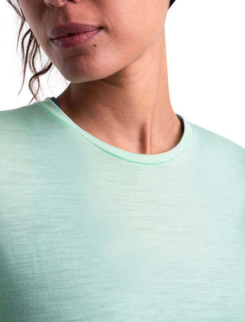 Icebreaker Womens Merino 125 Cool-Lite Sphere III Short Sleeved Scoop Tee - Glass-2