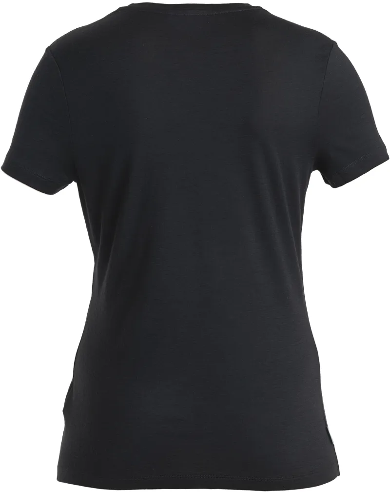 Icebreaker Womens Merino 150 Tech Lite III Short Sleeved Tee - Black-1