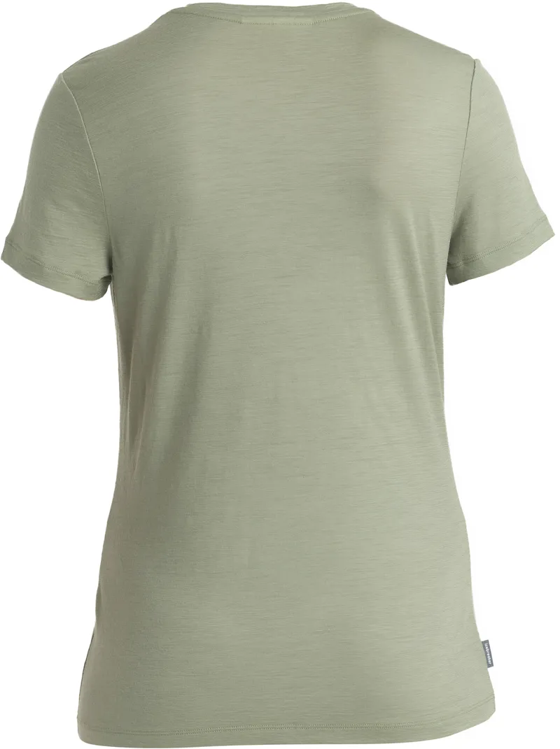 Icebreaker Womens Merino 150 Tech Lite III Short Sleeved Tee - Lichen-1